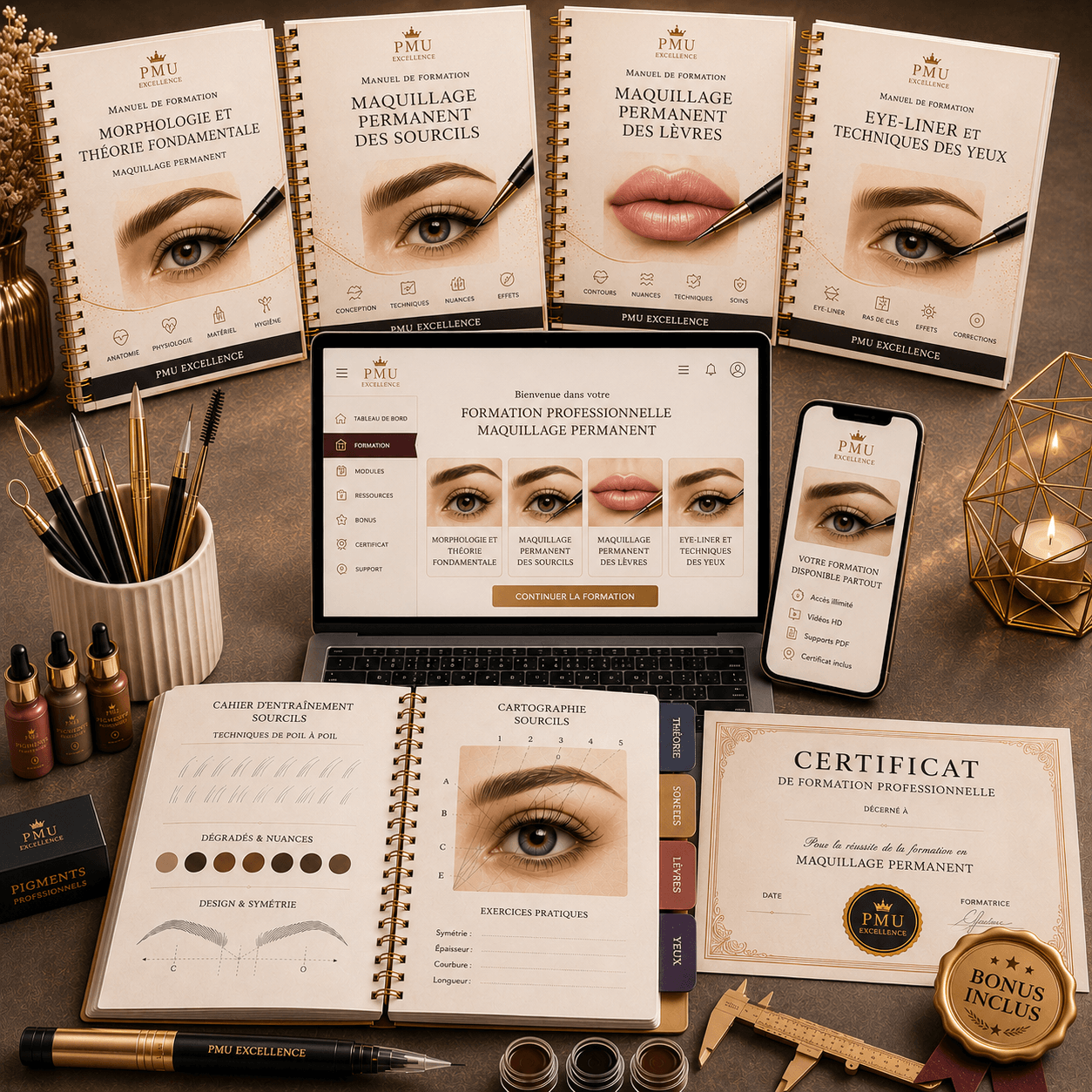 Mockup tous les livrables